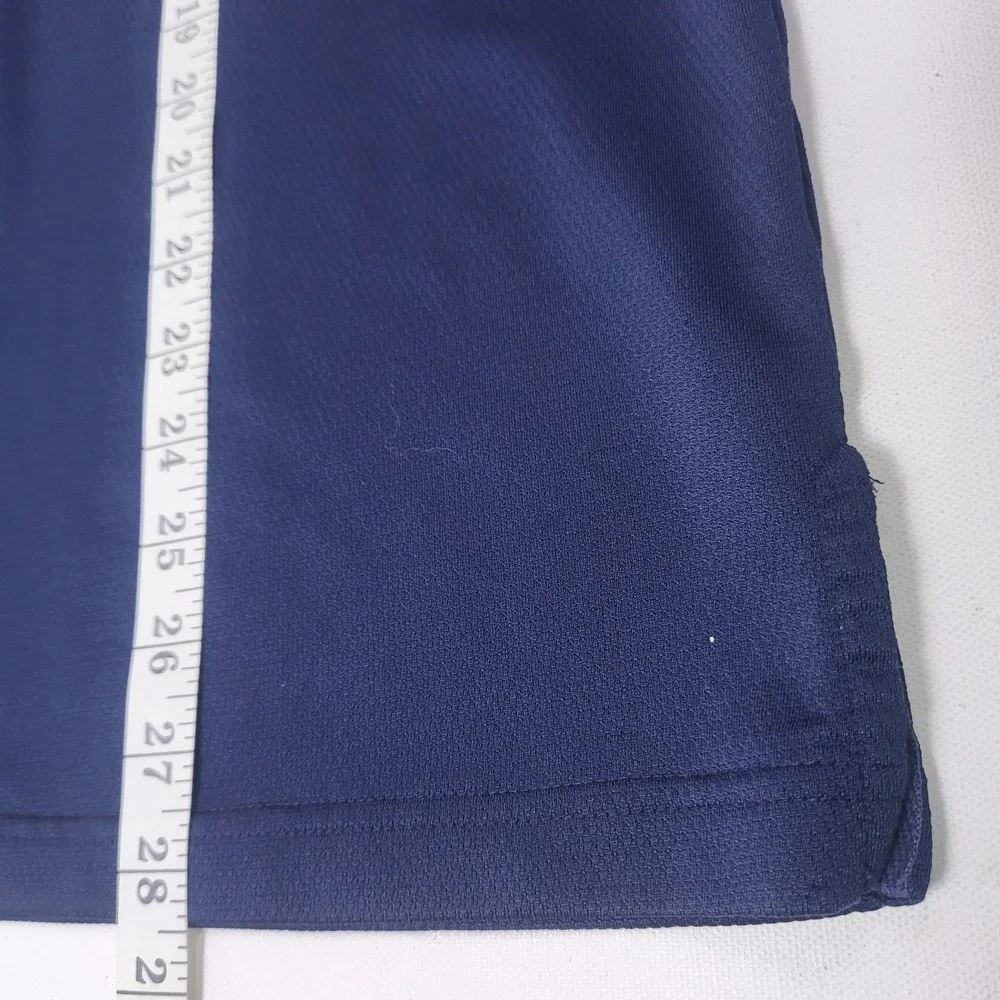 Nike‎ DRI-FIT Activewear Polo Shirt Mens Large Blue Short Sleeve